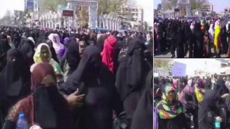 Rajasthan Muslim Women Take to Streets Against Triple Talaq Bill