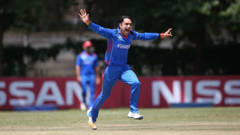 Rashid Khan Becomes Fastest Bowler to Pick 100 ODI Wickets, Beats Mitchell Starc’s Record Rashid Khan Becomes Fastest Bowler to Pick 100 ODI Wickets, Beats Mitchell Starc’s Record