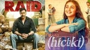 Box Office: Rani Mukerji's Hichki is Steady in its Opening Weekend; Ajay Devgn's Raid Continues to Impress