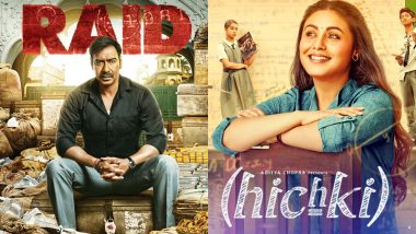 Box Office: Rani Mukerji's Hichki is Steady in its Opening Weekend; Ajay Devgn's Raid Continues to Impress