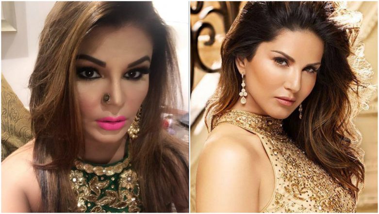 Sanilion Xxx Com Video English - Rakhi Sawant Blames Sunny Leone for Spreading her Number in Adult Porn  Industry | ðŸŽ¥ LatestLY