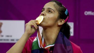 CWG 2018: Saina Nehwal Wins Gold medal, Beats PV Sindhu 21-18, 23-21 in the Final of Women’s Singles