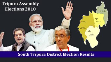 South Tripura District Assembly Election Results 2018: Who is Winning From Belonia, Hrishyamukh, Rajnagar, Santirbazar & Other Constituencies?