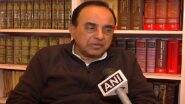 Northeast Assembly Election Results 2018: Subramanian Swamy Confident of BJP Sweeping Tripura, Nagaland & Meghalaya