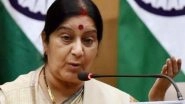 Sushma Swaraj Schools Distress Jammu and Kashmir Youth; Says, There is no Place Like 'Indian Occupied Kashmir'