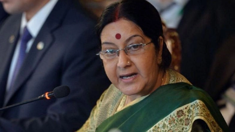 Sushma Swaraj Hails Kartarpur Corridor Event, but Says No Bilateral Talks With Pakistan Until Terrorism Is Curbed; Watch Video