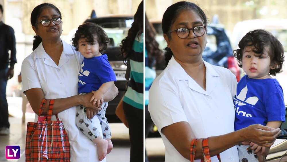 Saif's Little prince clad in bright blue tshirt is making his fans go all gaga over his cuteness Saif's Little prince clad in bright blue tshirt is making his fans go all gaga over his cuteness