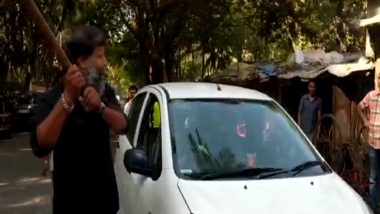 Ola & Uber Strike From Today: Caught On Video, Maharashtra Navnirman Sena Leader Breaks Windshield Of Taxi