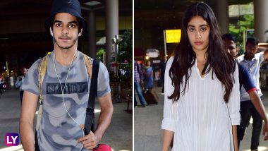 Dhadak: Janhvi Kapoor And Ishaan Khatter Return From Kolkata - View Pics