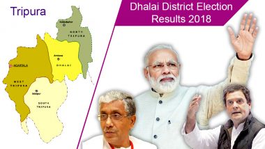 Tripura - Dhalai District Election Results 2018: Who is Winning From Ambassa, Chawmanu, Kamalpur, Karamchara & Other Assembly Seats?