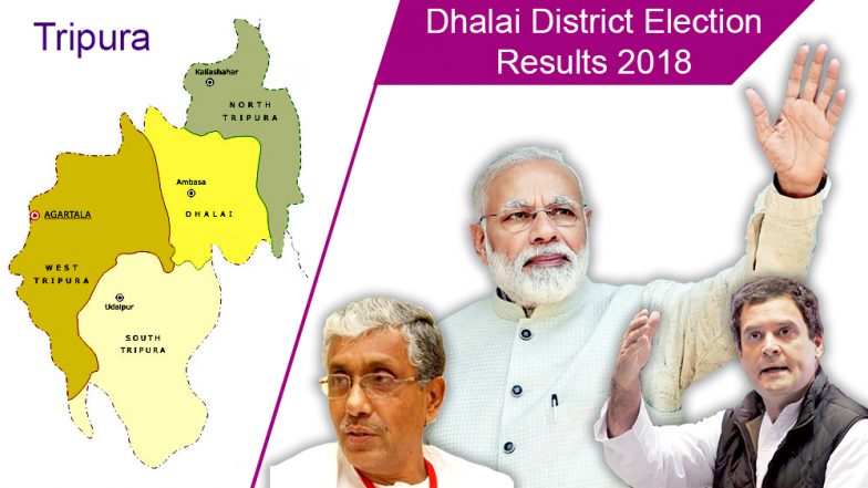 Tripura - Dhalai District Election Results 2018: Who is Winning From Ambassa, Chawmanu, Kamalpur, Karamchara & Other Assembly Seats?