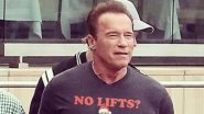Arnold Schwarzenegger Gets Kicked in the Back at an Event in South Africa, Thanks the 'Idiot' For Not Interrupting His Snapchat (Watch Video)