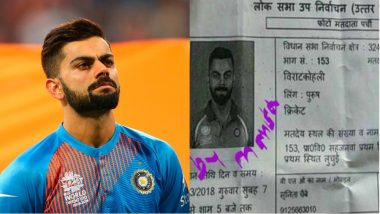 Virat Kohli's Name And Photo Appears in Gorakhpur Voting List, Shocks Election Officials