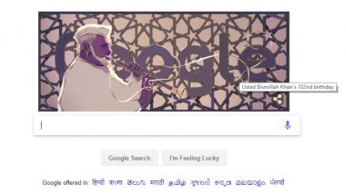 Ustad Bismillah Khan Google Doodle Honours Shehnai Maestro's 102nd Birth Anniversary