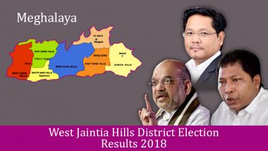 Meghalaya- West Jaintia Hills District, Elections Results 2018: Who is Winning From Amlarem, Jowai, Mowkaiaw, Nartiang, and Raliang Assembly Seats?