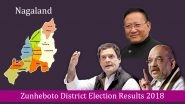 Nagaland &ndash; Zunheboto District Election Results 2018: Who is Winning from Aghunato, Akuluto, Atoizu, Satakha, Zunheboto, and Suruhoto Assembly Seats?