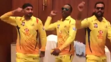 Harbhajan Singh & Murali Vijay Dance to the Tunes of DJ Bravo’s Run D World; Watch Video