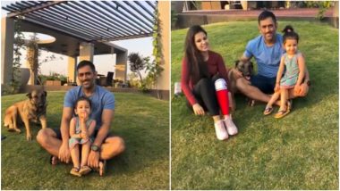 Mahendra Singh Dhoni is Enjoying his Break from Cricket and This Cute Family Video Shows How