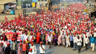 Mumbai Farmers' Protest: Kisan March to Assembly Put on Hold Till Meeting With CM Devendra Fadnavis