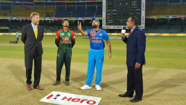 India vs Bangladesh 2nd T20I 2018 Toss Report & Playing XI: Rohit Sharma Wins Toss, Elects to Bowl