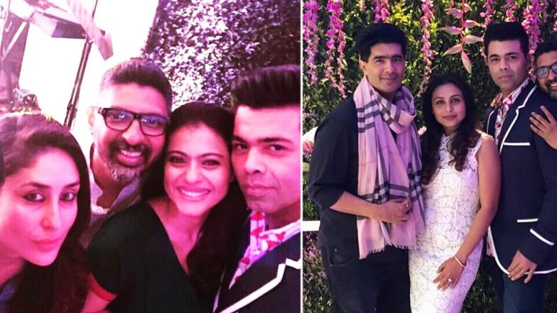 Karan Johar, Kajol, Kareena Kapoor Khan and Rani Mukerji Have a K3G Moment at Hiroo's 75th Birthday Party: View Inside Pics