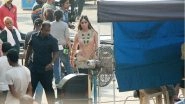 LEAKED! Katrina Kaif Spotted Wearing A Half-Royal Half-Casual Attire On the Sets of Shah Rukh Khan's Zero - View Pics