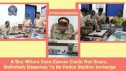 Cancer Patient&rsquo;s Dream Come True; 7-year-old Becomes Police Inspector For A Day in Mumbai