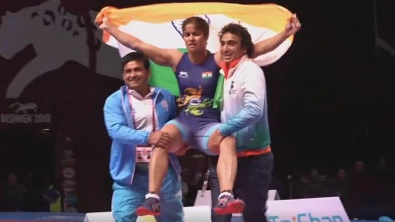 First Indian Woman Wrestler to Win Gold in Senior Asian Championships First Indian Woman Wrestler to Win Gold in Senior Asian Championships