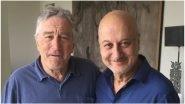 Hollywood Legend Robert De Niro Throws Birthday Party For Anupam Kher and Sings For Him - Watch Video