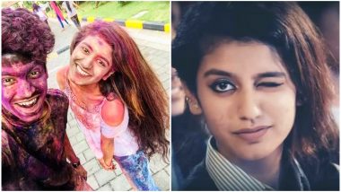 After That Viral 'Wink', Priya Prakash Varrier Plays Holi With Her Oru Adaar Love Co-star Roshan Abdul Rahoof - Watch Video