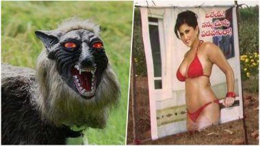 Super Monster Wolf Protect Crops in Japan While Sunny Leone Does the Same Job in India