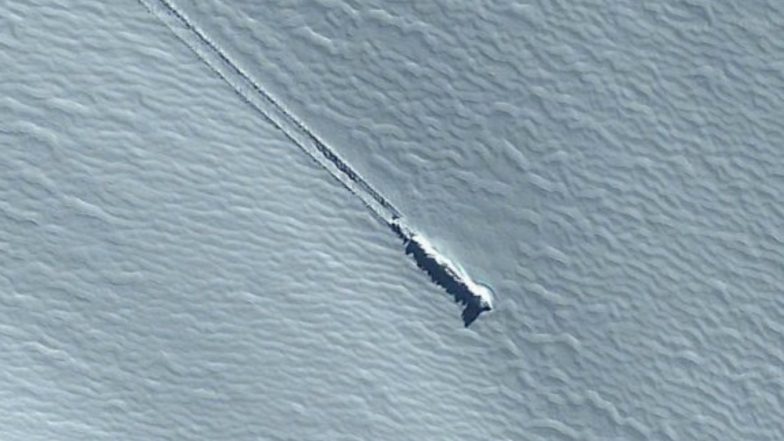 UFO Found in Antarctica? The Google Earth Picture is Just a Natural Phenomenon