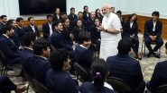 PM Narendra Modi in a Candid Interaction With Indian Medal Winners of CWG 2018