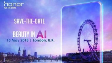 Honor 10 with AI Camera Likely to Launch on May 15; Expected Price, Features and Specifications