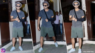 Ranveer Singh Suffers From Labral Tear in Shoulder, Alia Bhatt and Fans Tweet Him Get Well Soon