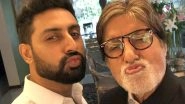 50 Years of Amitabh Bachchan in Bollywood: Son Abhishek Bachchan Shares Heartfelt Message on Father Superstar&rsquo;s Glorious Journey