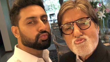 50 Years of Amitabh Bachchan in Bollywood: Son Abhishek Bachchan Shares Heartfelt Message on Father Superstar’s Glorious Journey