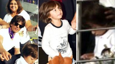 IPL 2018: While the Internet Is Going Berserk over Shah Rukh Khan and Suhana's Pictures, People Actually Forgot to Notice Abram's New Haircut