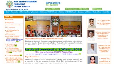 AP SSC Result 2018 Live News Updates | AP Class 10th Board Results 2018 Declared, Pass Percentage 94.48%; Check Results Online on Bseap.org & Manabadi.co.in Websites