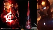 Avengers: Infinity War Light up Burj Khalifa: View Picture as World&rsquo;s Tallest Building in Dubai Begins Countdown of Marvel Film&rsquo;s Release!