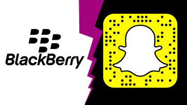 Blackberry Takes Snapchat To Court for Infringing Patented Messaging Technology