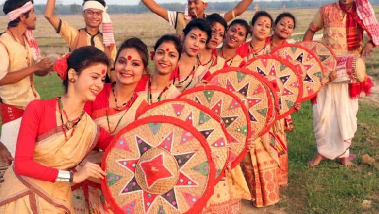 Bohag Bihu 2018 Wishes & Celebrations: Nation Celebrates And Share Greetings on Assamese New Year Bohag Bihu 2018 Wishes & Celebrations: Nation Celebrates And Share Greetings on Assamese New Year