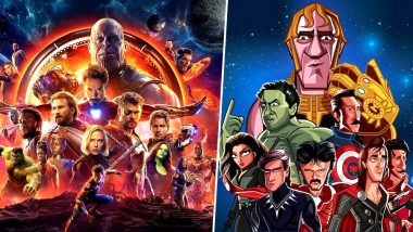 Amrish Puri as Thanos, Ajay Devgn as Black Panther: Avengers: Infinity War  Cast Re-imagined as Bollywood 90s Stars in this Viral Fan-Made Poster! | 👍  LatestLY