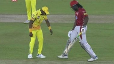 IPL 2018: Dwayne Bravo Ties Chris Gayle's Shoelaces, Watch Video