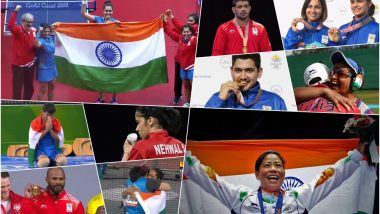 India Final Medal Tally is 66 in Commonwealth Games 2018, Beats Glasgow 2014 Record! See Complete List of India's Medal Winners in GC CWG