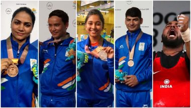 CWG 2018: PM Modi Congratulates Day 5 Medal Winners Jitu Rai, Om Mitharval, Apurvi Chandela, Mehuli Ghosh & Pardeep Singh