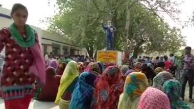 Uttar Pradesh: Statue of BR Ambedkar Vandalised in Firozabad's Tundla, Locals Hold Protest