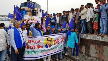 Bharat Bandh to Protest SC/ST Act Dilution: Trains Disrupted in Odisha's Sambalpur as Dalit Groups Agitate