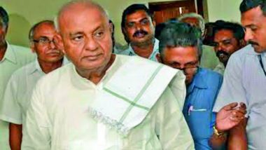 Lok Sabha Elections 2019: HD Deve Gowda Picks Tumkur to Contest; Ally Congress' Sitting MP Firm on Challenging Him