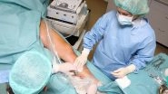 Doctor Conducts Leg Surgery on a Patient Brought in For Head Injury
